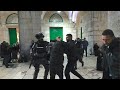 29th ramadan live outside al aqsa mosque        