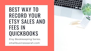 Let's just say that etsy doesn't make it super easy to figure out how
record your sales and fees in bookkeeping program of choice. each
deposit ...