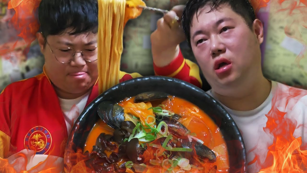 감스트 신길동 매운짬뽕 먹다가 기절할 뻔했습니다