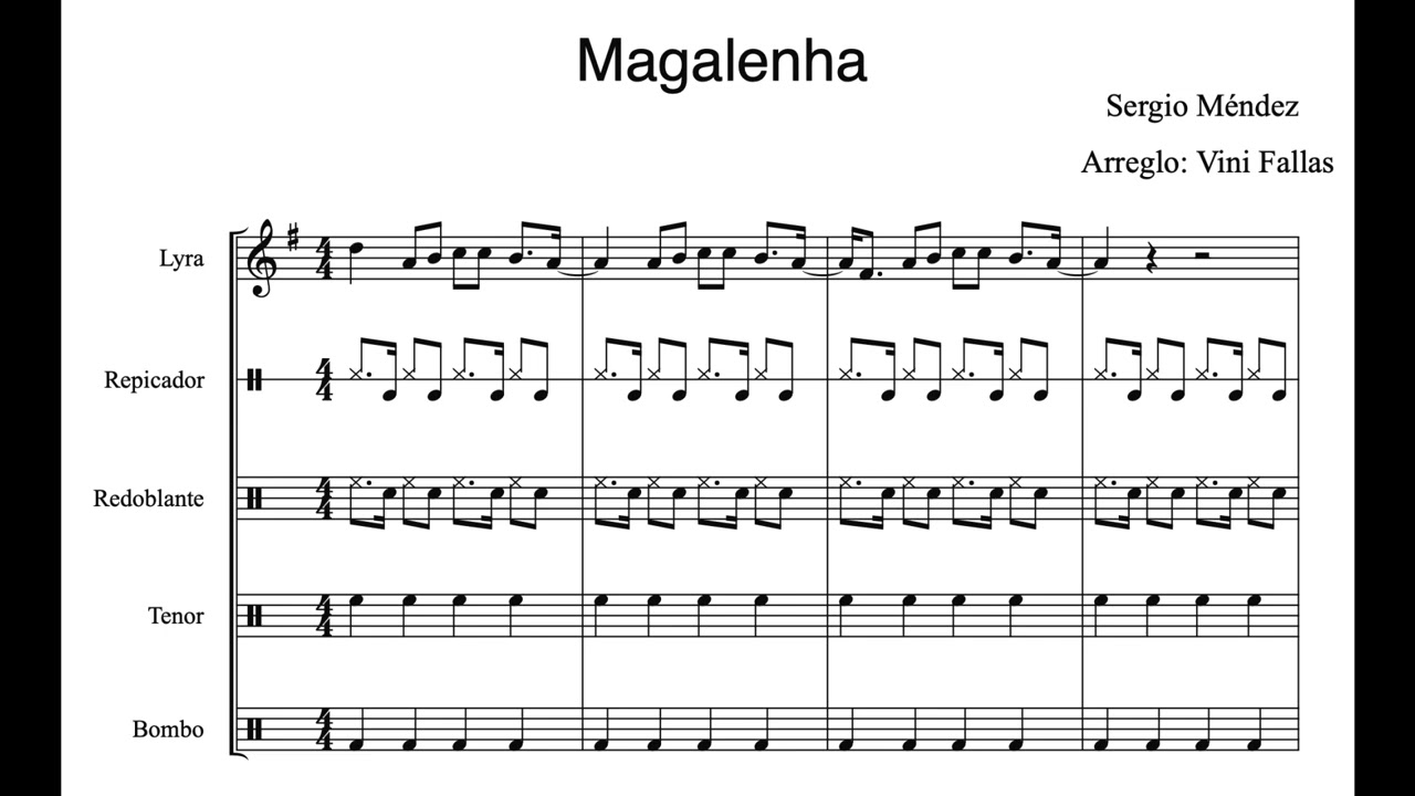 Magalhena - Sergio Méndez - Banda Rítmica - Vini Fallas
