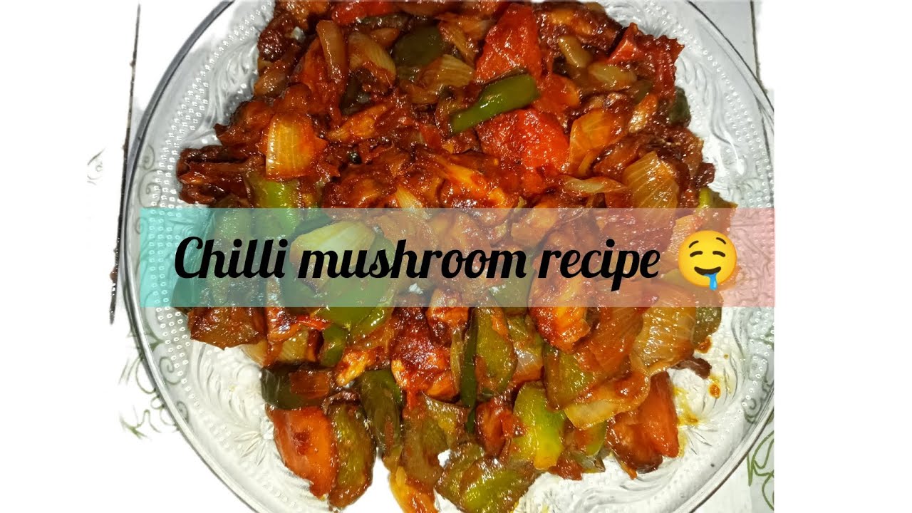 Chilli mushroom recipe 🤤❤️ || Pratiksha Tamang||