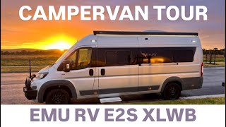 Campervan Tour / Emu RV E2S XLWB / Full-time Vanlife Australia / Off-Grid Camping Australia