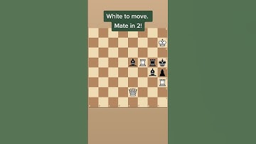 White to move, mate in 2! #puzzlenotmine #chess #chesspuzzle