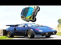 Police Takedown Fails &amp; Crashes #111 - BeamNG Drive Crashes