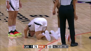 Kelsey Plum Gets Leg Taken Out Then Hits A 3 Opposing Coach Wants Tech For Her WILD Reaction