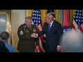 President Trump Participates in Medal of Honor Ceremony