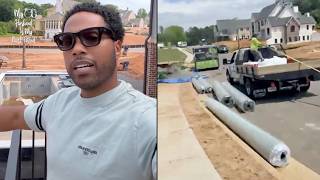 Mendeecees Takes Delivery Of New Artificial Turf For His $3.5 Million Dollar Mansion! 🚛 Wealth