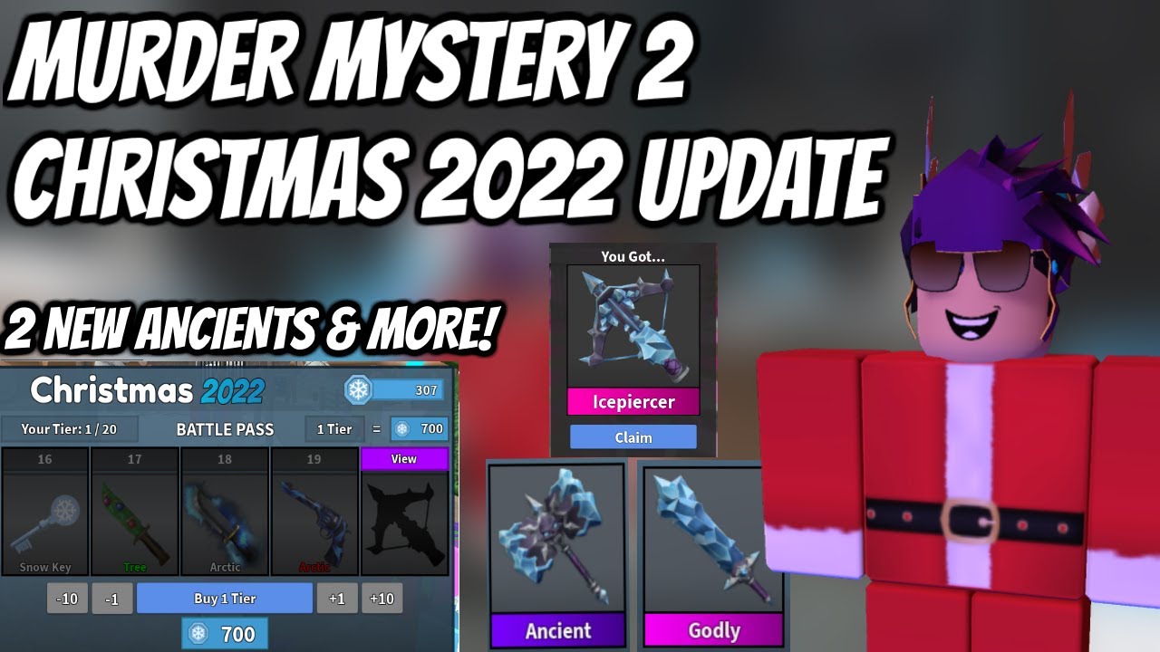 MM2 *NEW* GODLYS AND ANCIENTS VALUES! Supreme Values Murder Mystery 2  Christmas Update 2022 