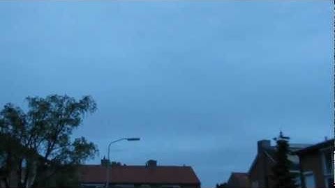 Common Swift leaving the nest box