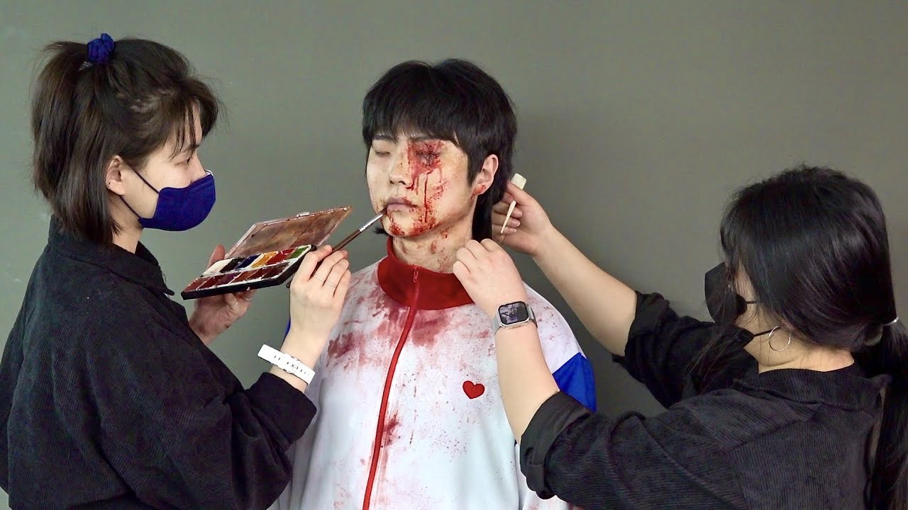 Download 'All of Us Are Dead - Gwi-nam' Special Makeup Process. Korean Zombie Movie Makeup Artist