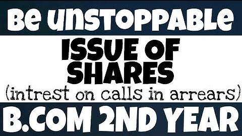 Issue of shares 14 | b.com 2nd year | Srtmun University nanded | by da2 academy degloor