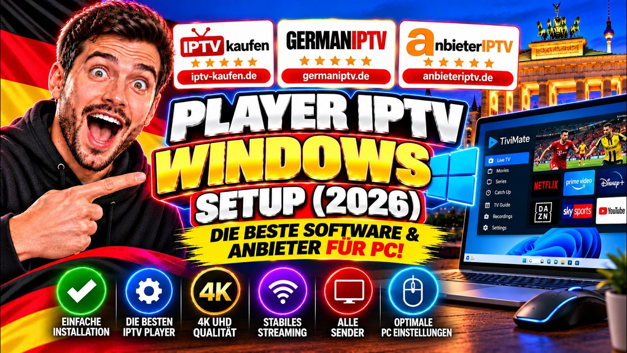 Player IPTV Windows Setup (2026): Die beste Software & Anbieter für PC ...