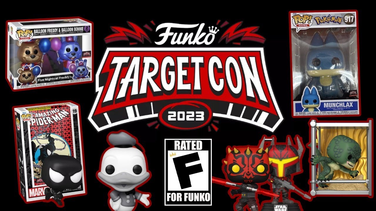 TARGET CON 2023 FUNKO POP REVEALS Rated F for Funko YouTube
