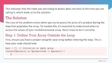 How to Access Values in a Multidimensional Array in PHP