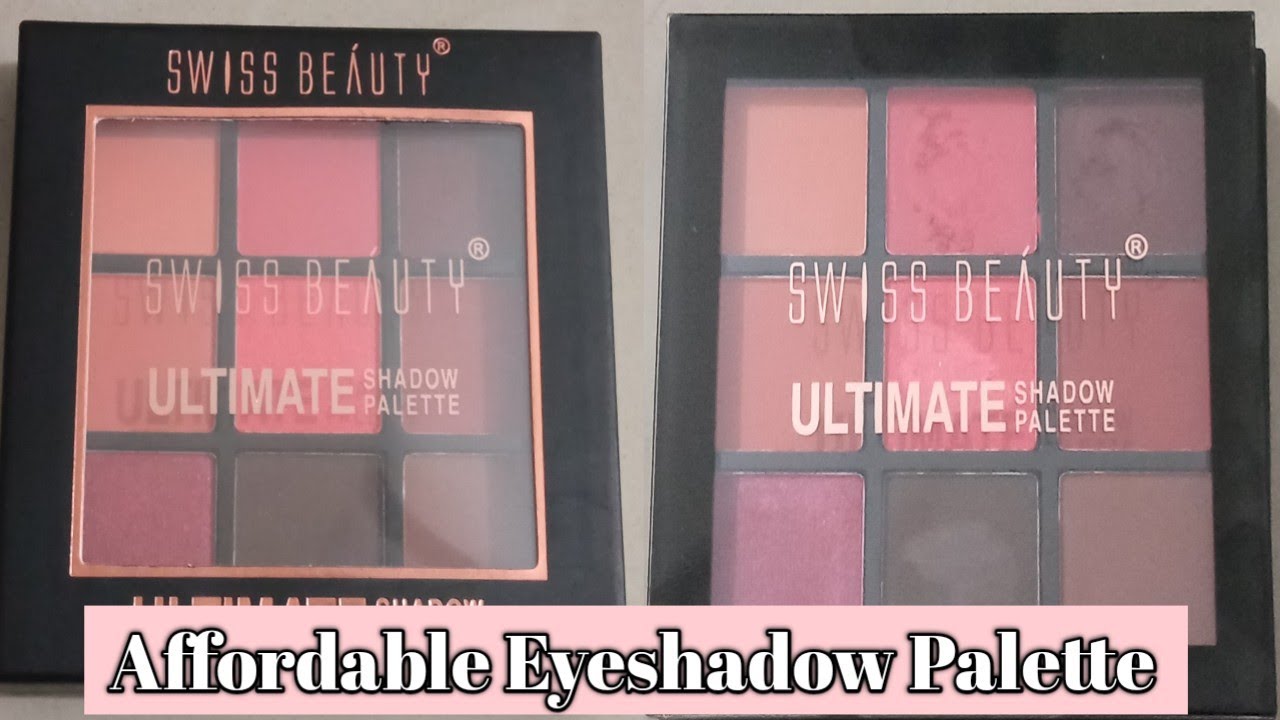 Affordable Eyeshadow Palette Under 250 | Swiss Beauty Ultimate Shadow Palette 06 Swatches 