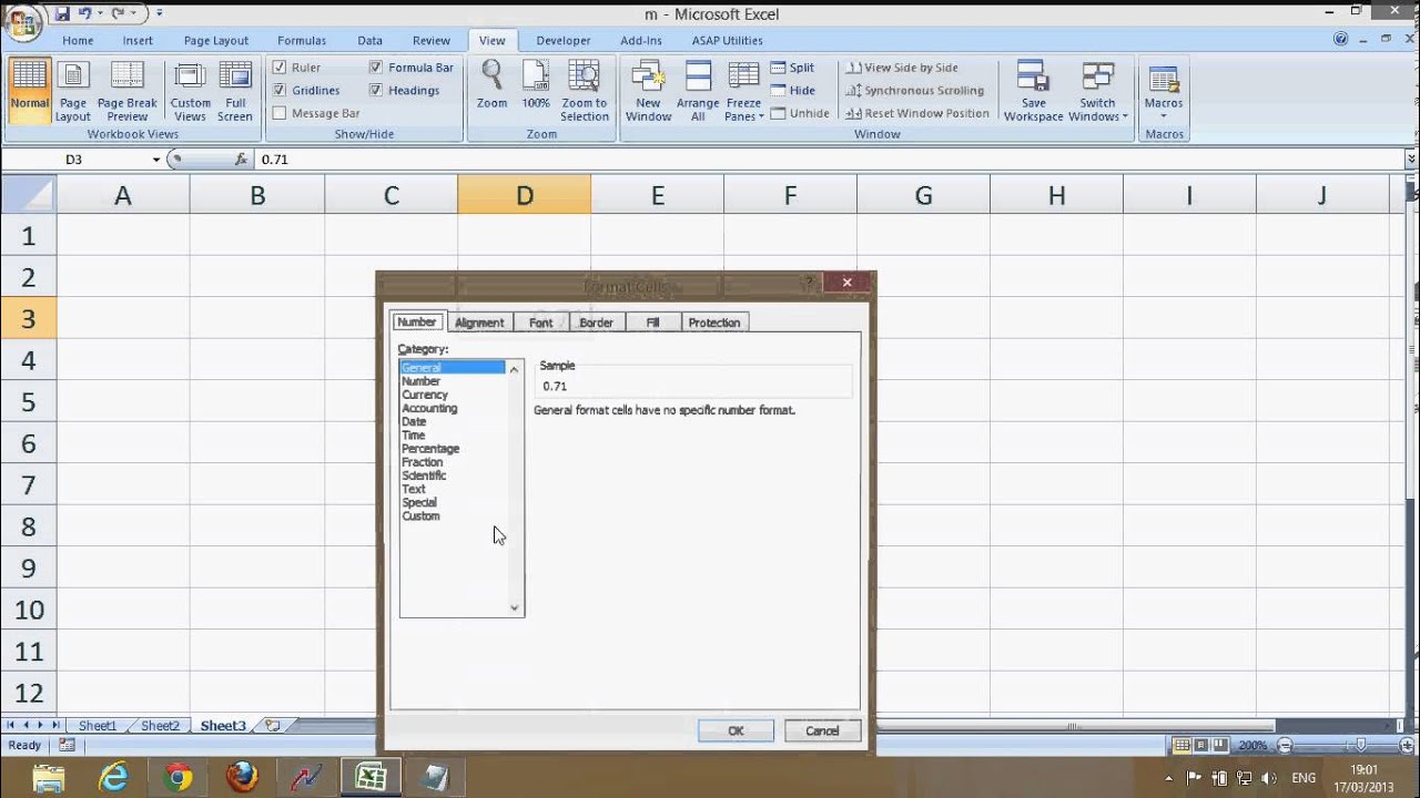 how-to-convert-decimal-to-fraction-in-excel-youtube