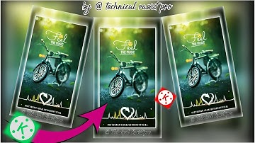 Feel the music Whatsapp status editing tutorial in kinemaster | Kinemaster video editing tutorials