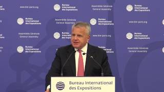 Deputy Secretary Sullivan Addresses 162nd BIE General Assembly on US Bid to Host 2023 World's Fair