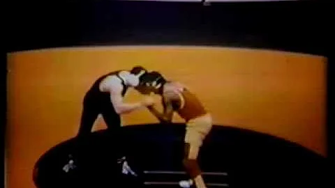 1971 NCAA College Wrestling Finals Carl Adams vs. ...