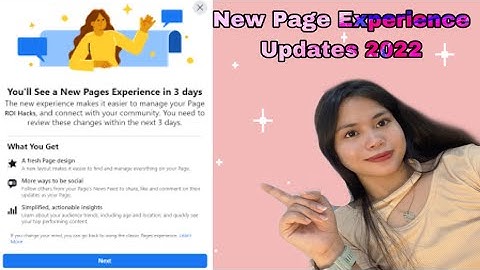 New Page Experience Facebook Update 2022|| Tagalog Tutorial