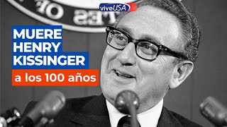 Muere Henry Kissinger, exsecretario de EU, a los 100 años