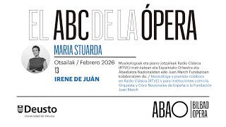 🔴 Directo I CICLO DE CONFERENCIAS EL ABC DE LA OPERA.  MARÍA STUARDA. Irene de Juan Bernabéu screenshot 1