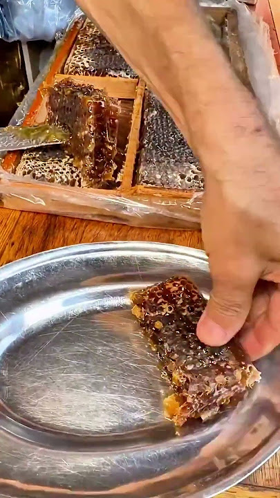 25-year-old honey?! Still totally edible — and powerful🍯😱 #shorts