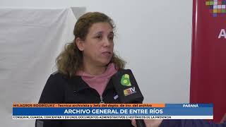 Milagros Rodriguez - Archivo general de Entre Ríos donde se conserva la historia provincial