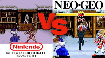 How close did the NES get to being a NEO GEO - A Retro Game Comparison