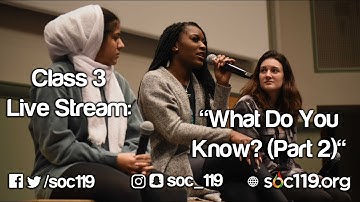 20SP Class #3: What Do You Know? (Part 2)