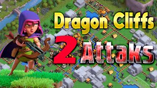 Destroy Dragon Cliffs Districts 5 in 2 Attacks | Clan Capital Raid | Clash of Clans