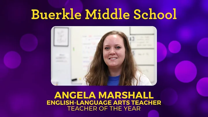 2022 Buerkle Middle Teacher of the Year: Angela Marshall