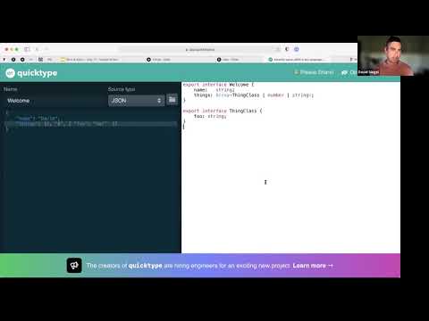 quicktype Demo at Wine & Glide — May 2021
