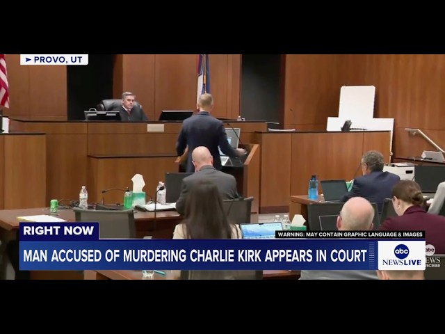 Man accused of murdering Charlie Kirk appears in court for preliminary hearing: LIVE thumbnail