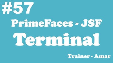 PrimeFaces - JSF Tutorial || Terminal in PrimeFaces using Netbeans IDE || Part-57