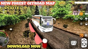 New Forest Off-road Map Mod - Bus Simulator Indonesia | Jungale map update | How to Download mod map