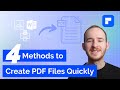 How to create pdf files  the easiest way to create pdf quickly