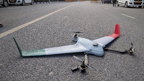 VTOL hybrid tri-copter first flight | FAIL