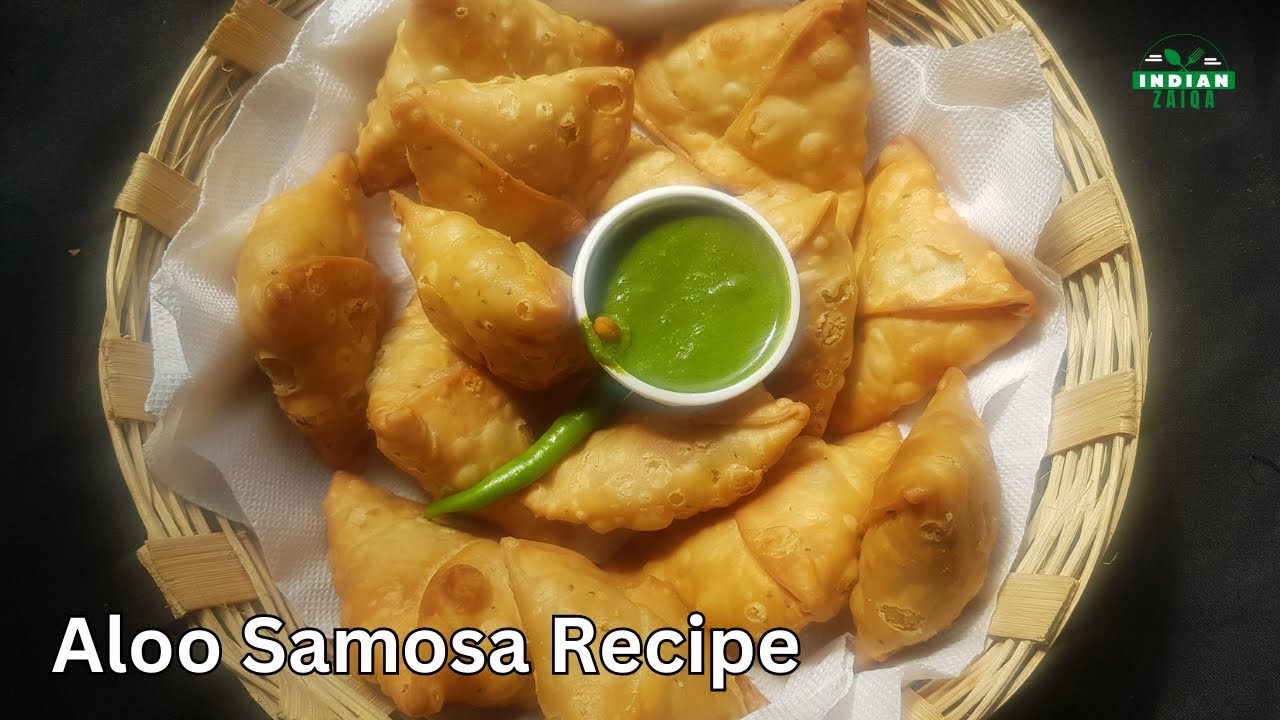 Aloo Samosa Recipe How To Make Potato Samosa Indian Zaiqa YouTube