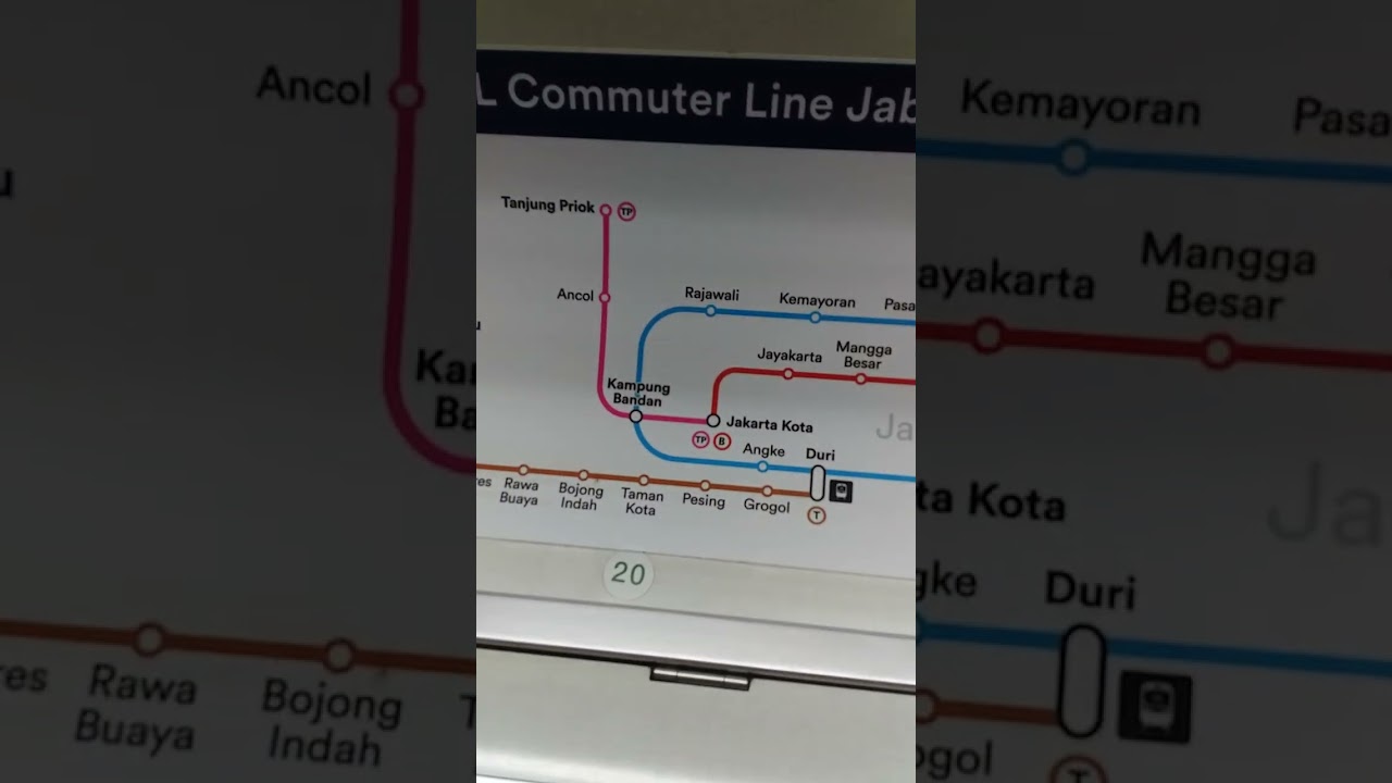 Rute Peta Urutan Stasiun KRL Commuterline Jabodetabek