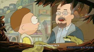 Any snake over 50 bucks yearns for the beyond - Rick and Morty