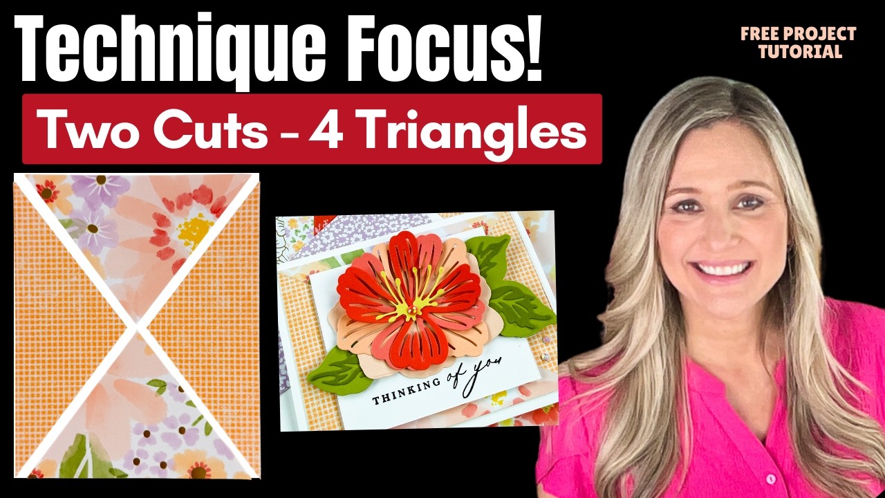 Technique Focus: Two Diagonal Cut, Four Triangles: A 