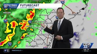 Strong storms possible to start off Friday across Southeast Georgia, Lowcountry