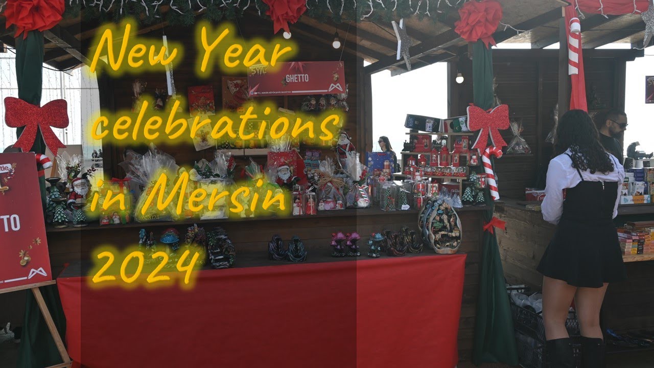 اجواء اعياد رأس السنة في مدينة مرسين ..