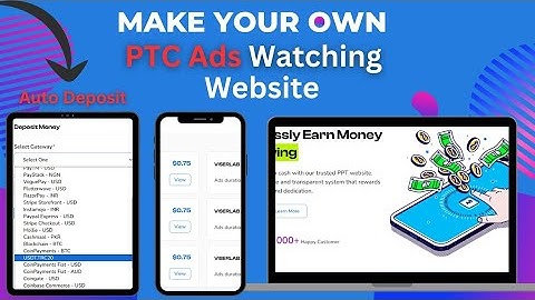 Make Your Own PTC Ads Watching Investment Website In Cheap Price || Make Your Own Ponzi Website