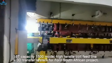 1500 model coil feed line+ 3D transfer system
