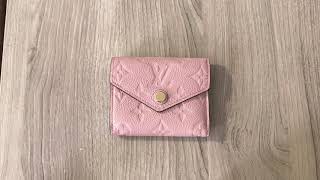 Louis Vuitton Zoe Wallet Marine Rouge Empreinte