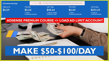Adsense Loading Method 2023  || 100% safe method ($195 daily) - Load Ad Limit Account Safely