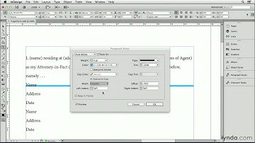 InDesign Tutorial - Make a fill-in-the-blank label for contracts and forms