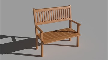 Modelling Park Chair in Blender | Blender Tutorial
